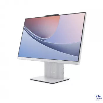Lenovo IdeaCentre AIO 24ILL11 23,8 colio nelietiminis „viskas viename“ kompiuteris, Intel Core Ultra 7 256V, 16GB RAM, 1TB SSD, Windows 11 Home, Cloud Grey