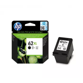 HP 62XL didelės išeigos juodi originalūs rašalo kasetė