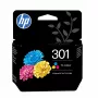 HP 301 Tri-color Original rašalo kasetė (cyan, magenta, geltona) - standartinė išeiga