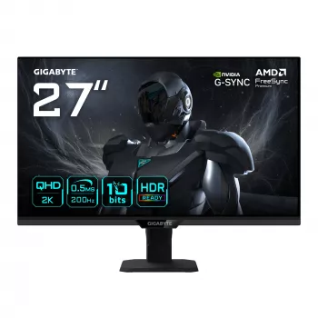 GIGABYTE G27Q20T EK 27 colių QHD 200Hz SS-IPS žaidimų monitorius - juodas