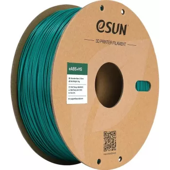 ESUN eABS+HS filamentas 1,75 mm žalias 1 kg – didelės spartos ABS+ FDM 3D spausdintuvams