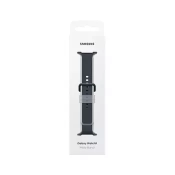 Samsung Misty Band (M/L), skirtas Galaxy Watch9 (Watch8) - juodas fluoroelastomerinis išmaniojo laikrodžio dirželis