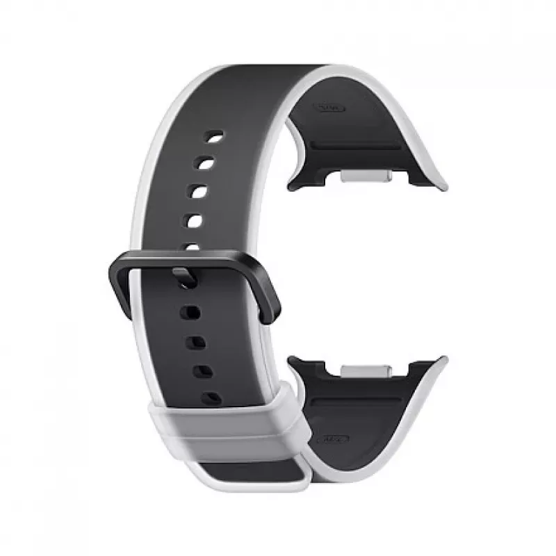 Samsung Misty Band (M/L), skirtas Galaxy Watch9 (Watch8) - juodas fluoroelastomerinis išmaniojo laikrodžio dirželis