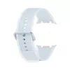 Samsung Misty dirželis M/L mėlynas, skirtas Galaxy Watch8 ir Watch9 - fluoroelastomeras, 20mm, sagtimi