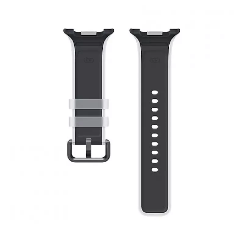 Samsung Misty dirželis (S/M), skirtas Galaxy Watch9 (Watch8) – juodas fluoroelastomerinis išmaniojo laikrodžio dirželis