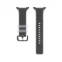 Samsung Misty dirželis (S/M), skirtas Galaxy Watch9 (Watch8) – juodas fluoroelastomerinis išmaniojo laikrodžio dirželis