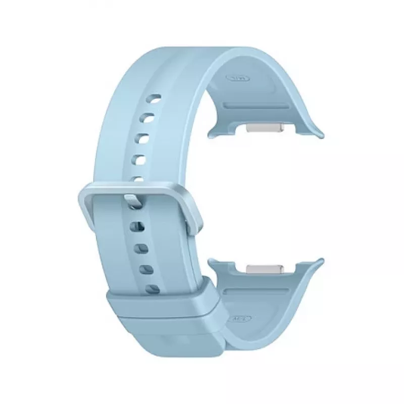 Samsung Galaxy Watch9 Sport juosta M/L mėlyna, fluorokaučiuko dirželis, tinka Watch8 ir Watch9