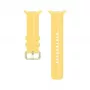 Samsung Sport Band S/M, skirtas Galaxy Watch9 (Watch8) - geltonas fluoroelastomeras