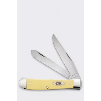 Case Trapper kišeninis peilis SS geltonas