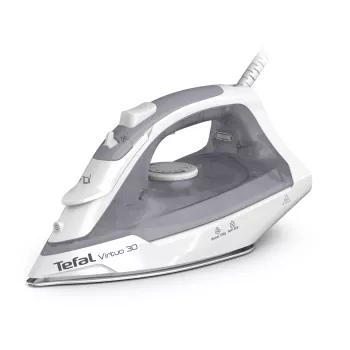Tefal Easygliss Eco FV5782 garų lygintuvas su Durilium Airglide pada, 2800 W, 260 g/min garų stiprinimas, Eco režimas, juoda/žalia