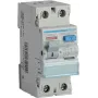 HAGER CDA263J RCCB liekamosios srovės grandinės pertraukiklis 1P+N 63A 30mA A tipas 6kA 230V 2 modulių DIN bėgelis