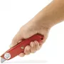 STANLEY BLACK&DECKER 99E įtraukiamas apsauginis universalus peilis su varžto fiksavimu, liejamo cinko lydinio rankena, 5 peilio padėtimis, vidine 3 peilių laikykla, metalo pilka