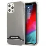 AMG AMHCP12MTCBW iPhone 12/12 Pro permatomas kietas dėklas, elektrocheminis juodas ir baltas