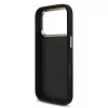 GUESS 4G Big Logo Classic kietas dėklas, skirtas iPhone 17 Pro / 18 Pro - juodas ir auksinis
