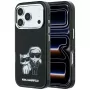 Karl Lagerfeld Smooth Karl & Choupette Bodies Sketch MagSafe dėklas, skirtas iPhone 18 Pro / 17 Pro - juodos spalvos