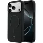 Mercedes Leather 3D MagSafe dėklas, skirtas iPhone 18 Pro Max / 17 Pro Max - juoda