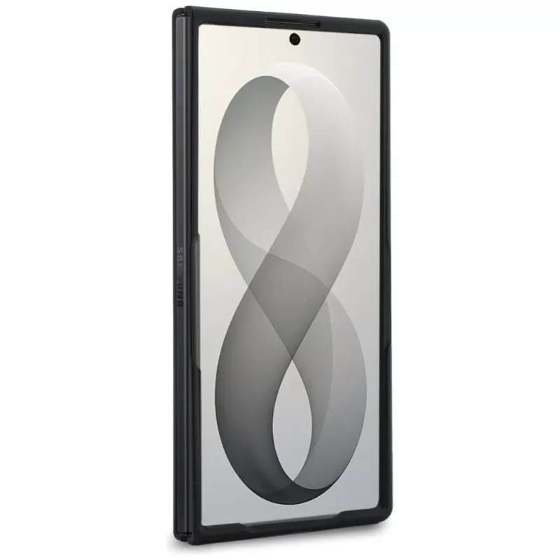 Guess Big 4G Logo PU dėklas, skirtas Samsung Galaxy Z Fold 8 Ultra – rožinis
