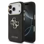 GUESS 4G Big Classic Logo dėklas, skirtas iPhone 18 Pro Max / 17 Pro Max - juodas ir auksinis