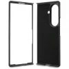 Karl Lagerfeld Saffiano Karl & Choupette dėklas su smeigtukais, skirtas Samsung Galaxy Z Fold 8 Ultra - juodas