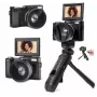 AgfaPhoto VLG-4K Vlog rinkinys su 24MP 4K kamera ir nuotolinio valdymo pulteliu