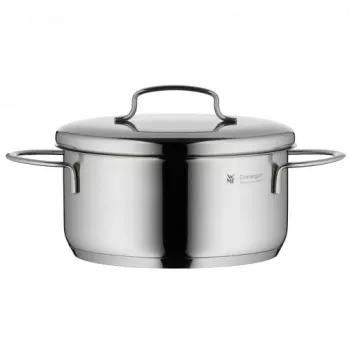 WMF Mini puodas 1,5 l su dangčiu, 16 cm, Cromargan nerūdijantis plienas, tinka indukcinėms viryklėms, poliruotas