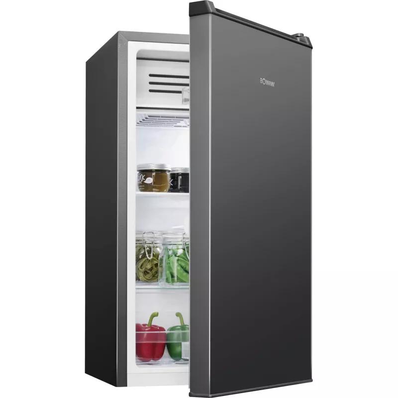 Bomann KS 7257 Graphite kabelių ritė su 4 Schuko lizdais, 25m H05VV-F 3G1.5, šiluminė apsauga, IP20