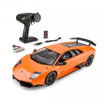 Carson 1:14 Lamborghini Murcielago 2,4G 100% RTR RC automobilis, oranžinis