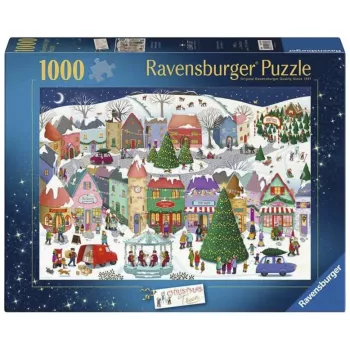 Ravensburger dėlionė Enchanted Christmas Town (1000 dalių)