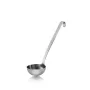 GEFU Baseline samtis 9 cm, juoda nailono galvutė, ergonomiška PP rankena, atspari karščiui iki 270°C, tinka plauti indaplovėje