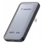 Verbatim Slim GaN įkroviklis 2 prievadai 65W (ES/JK/JAV) pilka