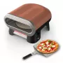 Tefal elektrinė picos orkaitė su picos pjaustytuvu, 1200 W, 30 cm, juoda/raudona