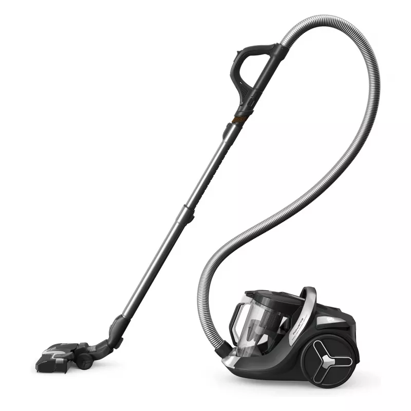 Rowenta Green Force Cyclonic Effitech+ RO7C66 belaidis lazdelinis dulkių siurblys su Flex technologija ir Aqua antgaliu