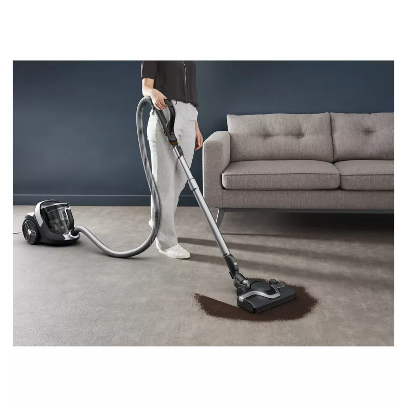 Rowenta Green Force Cyclonic Effitech+ RO7C66 belaidis lazdelinis dulkių siurblys su Flex technologija ir Aqua antgaliu