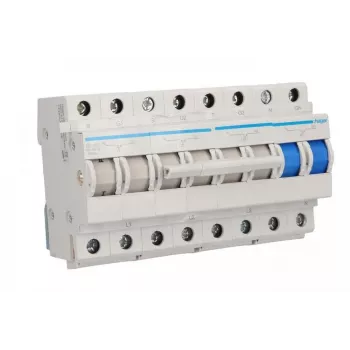 HAGER SF463 Modulinis galios jungiklis 4 polių 63A 400V AC I-0-II