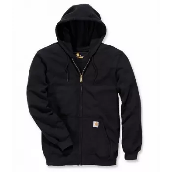 Carhartt vyriškas vidutinio svorio gobtuvu megztinis su užtrauktuku, juodas 463835