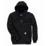 Carhartt vyriškas vidutinio svorio gobtuvu megztinis su užtrauktuku, juodas 463835