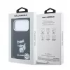 Karl Lagerfeld IML Choupette Body Sketch Print MagSafe dėklas, skirtas iPhone 18 Pro Max / 17 Pro Max - juodas