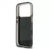 GUESS IML 4G Script Metal dėklas, skirtas iPhone 18 Pro / 17 Pro - juodas