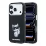 Karl Lagerfeld IML Choupette Body Sketch Print MagSafe dėklas, skirtas iPhone 18 Pro / 17 Pro - juodas