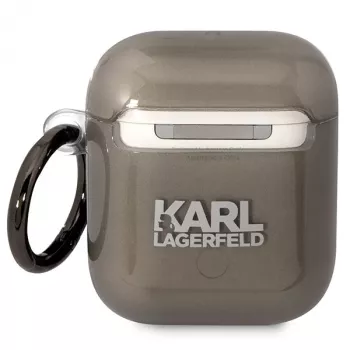 Karl Lagerfeld KLA2HNIKTCK AirPods 1/2 dėklas juodas Karl's Head