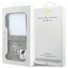 GUESS Big 4G Logo kietas dėklas, skirtas Samsung Galaxy Z Flip4 - ruda