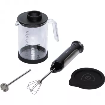 Graef MS 202 indukcinis pieno plaktuvas, 200 ml plakimui / 350 ml kaitinimui, nerūdijantis plienas, sidabrinis