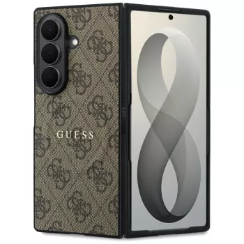 GUESS 4G Classic MagSafe dėklas, skirtas Samsung Galaxy Z Fold 8 Ultra - ruda