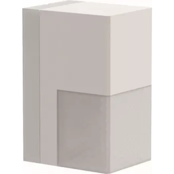 BEG Aleum Glow WB baltas 180° PIR judesio detektorius, montuojamas ant sienos, IP54, 12 m veikimo nuotolis