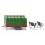 SIKU FARMER gyvulių priekaba 1:32 mastelio modelis, žalia