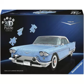 Ravensburger 3D dėlionė Iconics: Cadillac Eldorado Brougham (162 dalys)