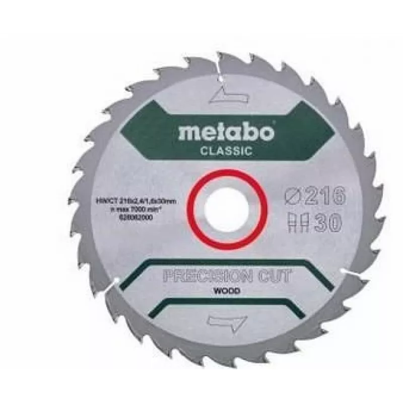 Metabo 628062000 Precision Cut Classic diskinis pjūklo diskas 216mm x 30mm x 40T