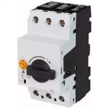 EATON PKZM0-1,6 Variklio apsauginis grandinės pertraukiklis 3 polių 1-1.6A 0.55kW 400V su sukamuoju rankenėle