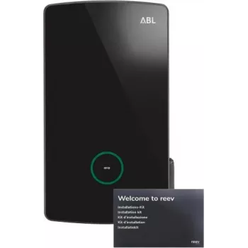 ABL eM4 Single Wallbox valdiklis 22 kW Type 2 lizdas su užraktu