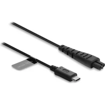 Delock USB Type-C™ įkrovimo laidas 5 V elektriniams skustuvams, suderinamas su Remington HC4250, MB4200, MB6850 serijomis – 1,2 m atsarginis laidas, juodas